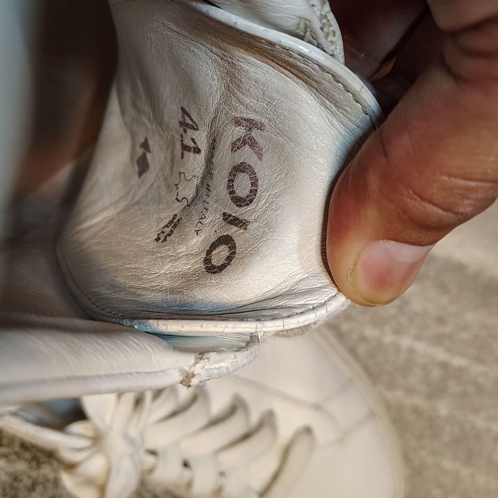KOIO White Leather Men's Sneakers - Picture 4 of 5